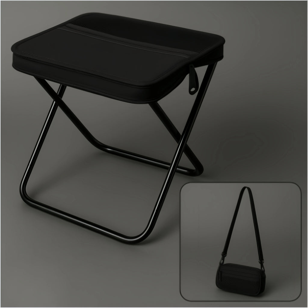 Portable Folding Stool with Shoulder Strap